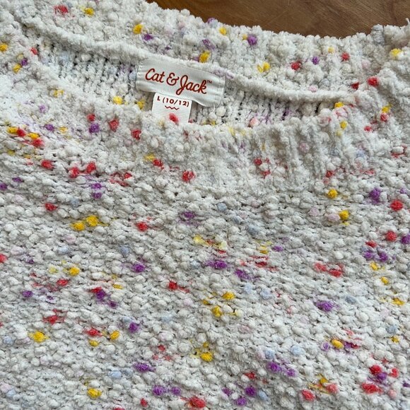 Girls Cat & Jack boucle sweater - Picture 2 of 3